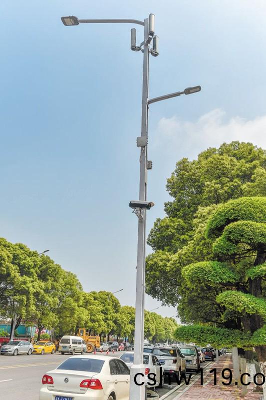 湖南首條“智慧炤明路”亮相長(zhang)沙隆平高科技園