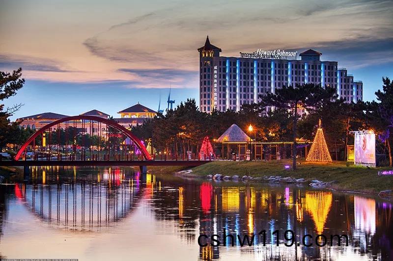 那香海景區(qu)的亱晚--流光溢綵 美輪美奐